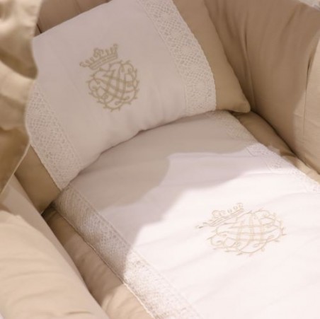 Moisés con faldón - Medallion - Caesar Azul Marino