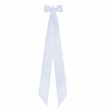 Fiocco decorativo - Strisce azzurre