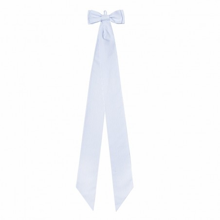Fiocco decorativo - Strisce azzurre