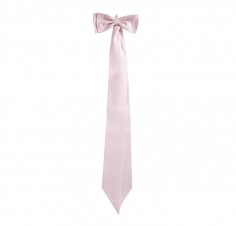 Laço decorativo - Listrado rosa