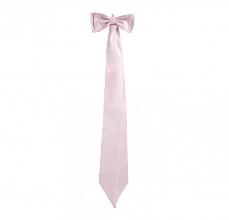 Lazo decorativo - Rosa rayado