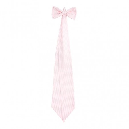 Laço decorativo - Listrado rosa