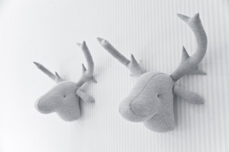 Decorazione murale - Alce grigio