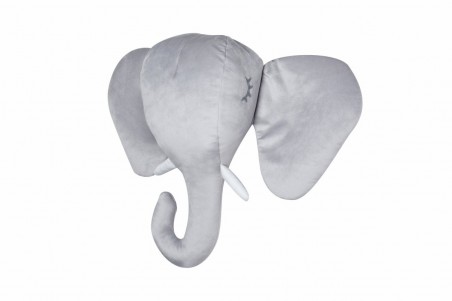 Wanddekoration - Grauer Elefant