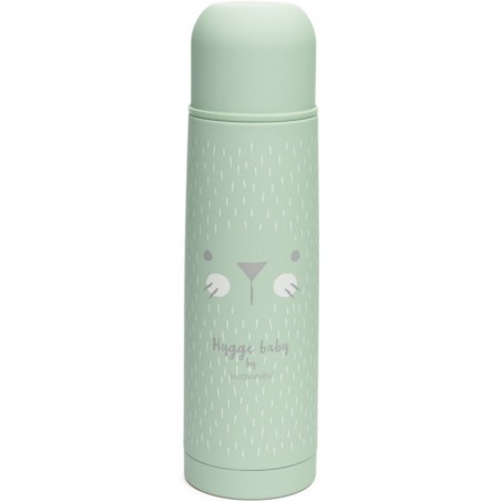 Botella térmica - Gato verde