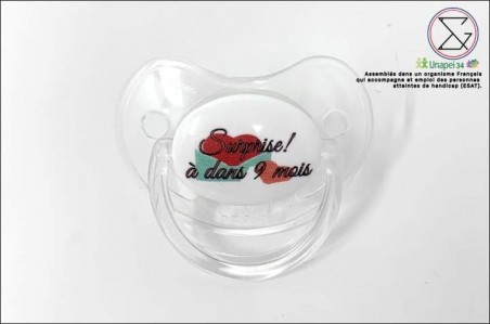 Ciuccio - annuncio - Sorpresa, ci vediamo tra 9 mesi