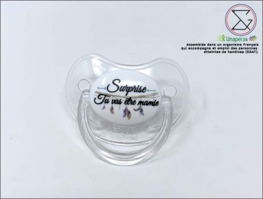 Ciuccio - annuncio - Sorpresa che diventerai nonna