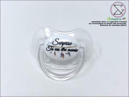 Ciuccio - annuncio - Sorpresa che diventerai nonna