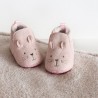 Pantuflas de bebé - Conejo rosa