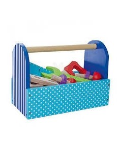 Boîte à outils bleu