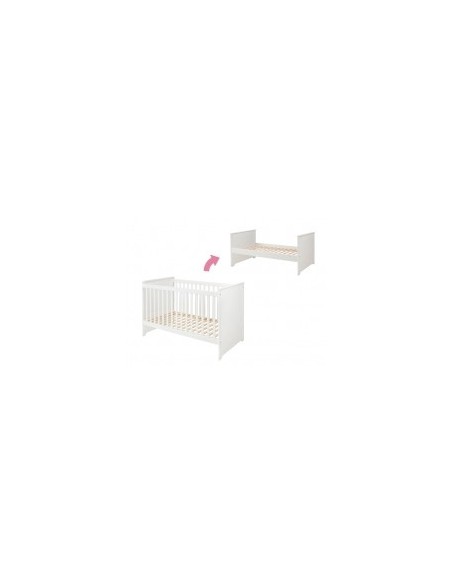 Pack - Letto 140 x 70 cm + cassettiera + fasciatoio - Collezione Marylou - Consegna inclusa
