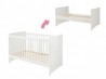 Pack - Letto 140 x 70 cm + cassettiera + fasciatoio - Collezione Marylou - Consegna inclusa