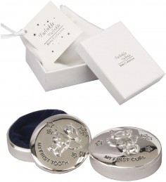 Lot - 2 boîtes souvenir en argent 2