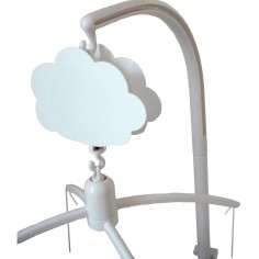 Móvil musical nube estrellada 2