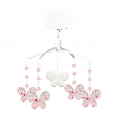 Mobile Musical - Papillons Liberty