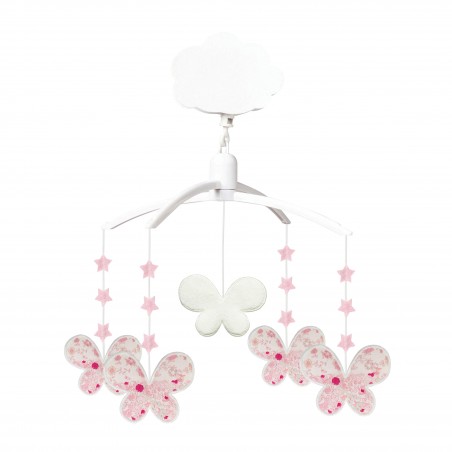 Mobile Musical - Papillons Liberty