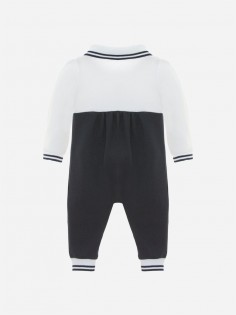 Pijama - branco e azul marinho 2