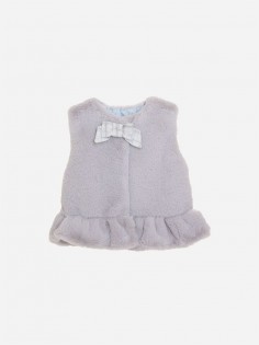 Gilet di pelliccia - grigio