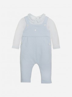 Overalls - Weiß und Himmelblau