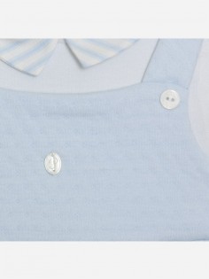 Overalls - Weiß und Himmelblau 2