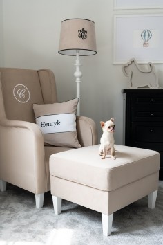 Fußstütze mit Box – Beige