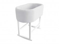 Berço acolchoado - Cinza -...