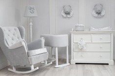 Cuna acolchada - Gris -... 2