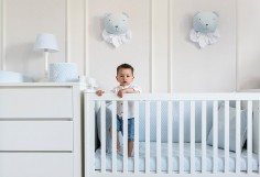 Decorazione murale - Teddy blu 2