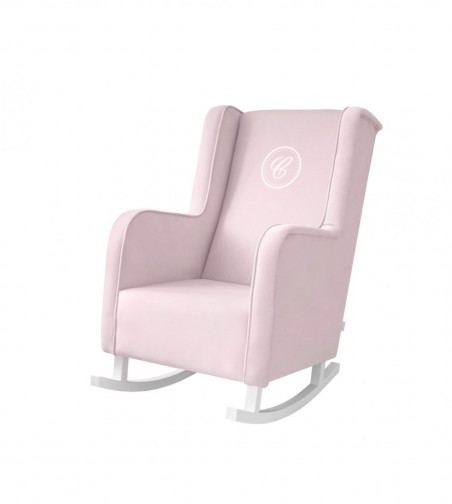 Sedia a dondolo Moderne Classy - Rosa