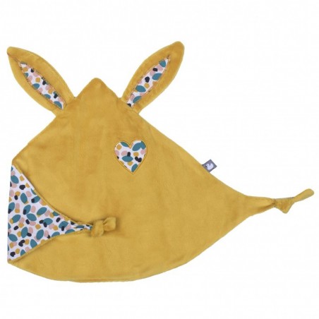 Doudou Cuore di coniglio - Senape