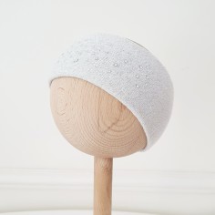 Tiara de Strass - Cinza