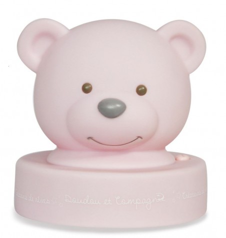 Veilleuse - Ourson - Rose