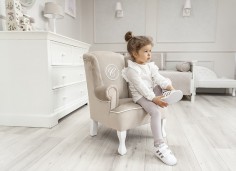 Mini poltrona infantil - Bege 2