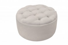 Pouf rotondo - beige