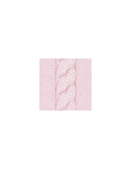 Manta de lã rosa pó