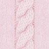 Coperta in lana rosa cipria