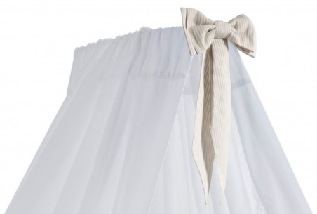 Baldacchino - Collezione a righe beige