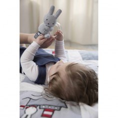 Peluche - Lapin rose 32 cm 2