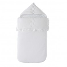 Babynest – Rein – Weiß geprägt