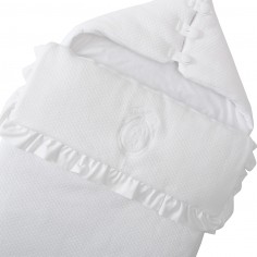 Babynest – Rein – Weiß geprägt 2