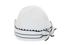 Cappello: bianco e blu navy
