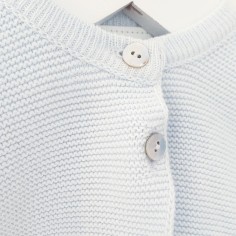 Cardigan per bebè azzurro... 2