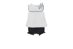 Conjunto blanco y azul cielo. 2