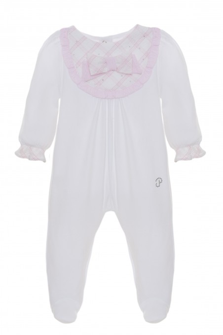 Pyjama - blanc et rose vichy