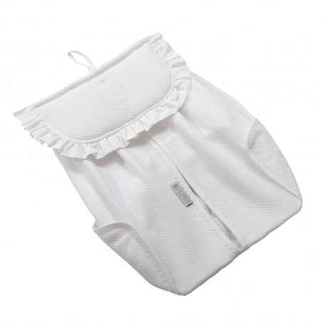 Gama de Fraldas - Pure - Branco em Relevo