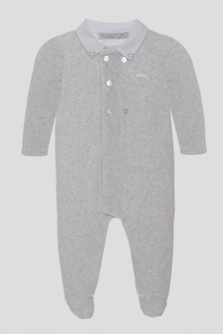 Pijama de veludo - Cinza