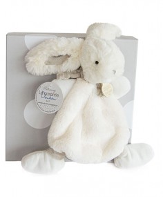 Stofftier Hase Bonbon in Taupe 2