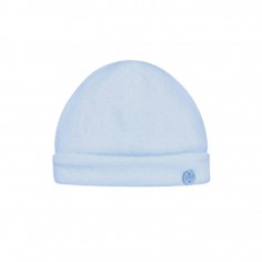 Babymütze - Paz - blauer Samt