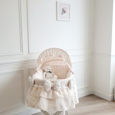 Berço com saia dupla -... 2