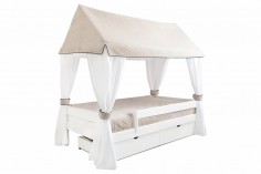 Lit maisonnette - Baby Pink 2